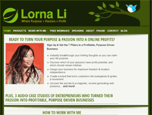 Tablet Screenshot of lornali.com